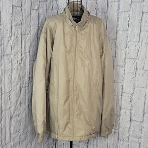 TOTES‎ Tan Full Zip Men's Raincoat 2X